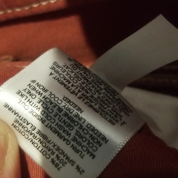 Express Size 10 Ankle Legging Pants High Rise Terracotta Color - Picture 5 of 5